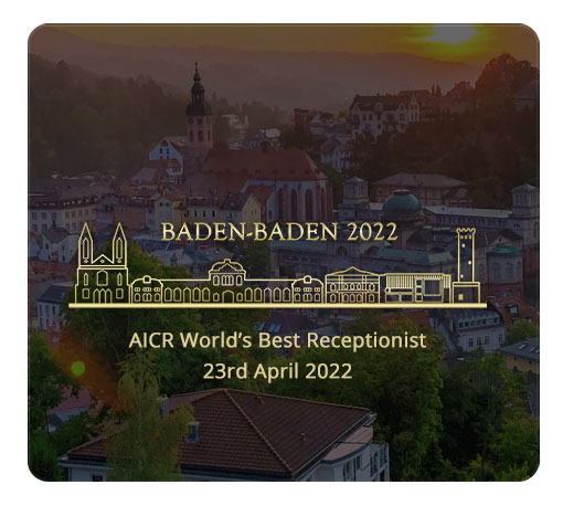 Worlds Best Receptionist 2022 in Baden Baden